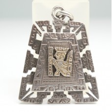 impozant pandant INCA . argint .  Peru. sec XX impozant pandant INCA . argint .  Peru. sec XX